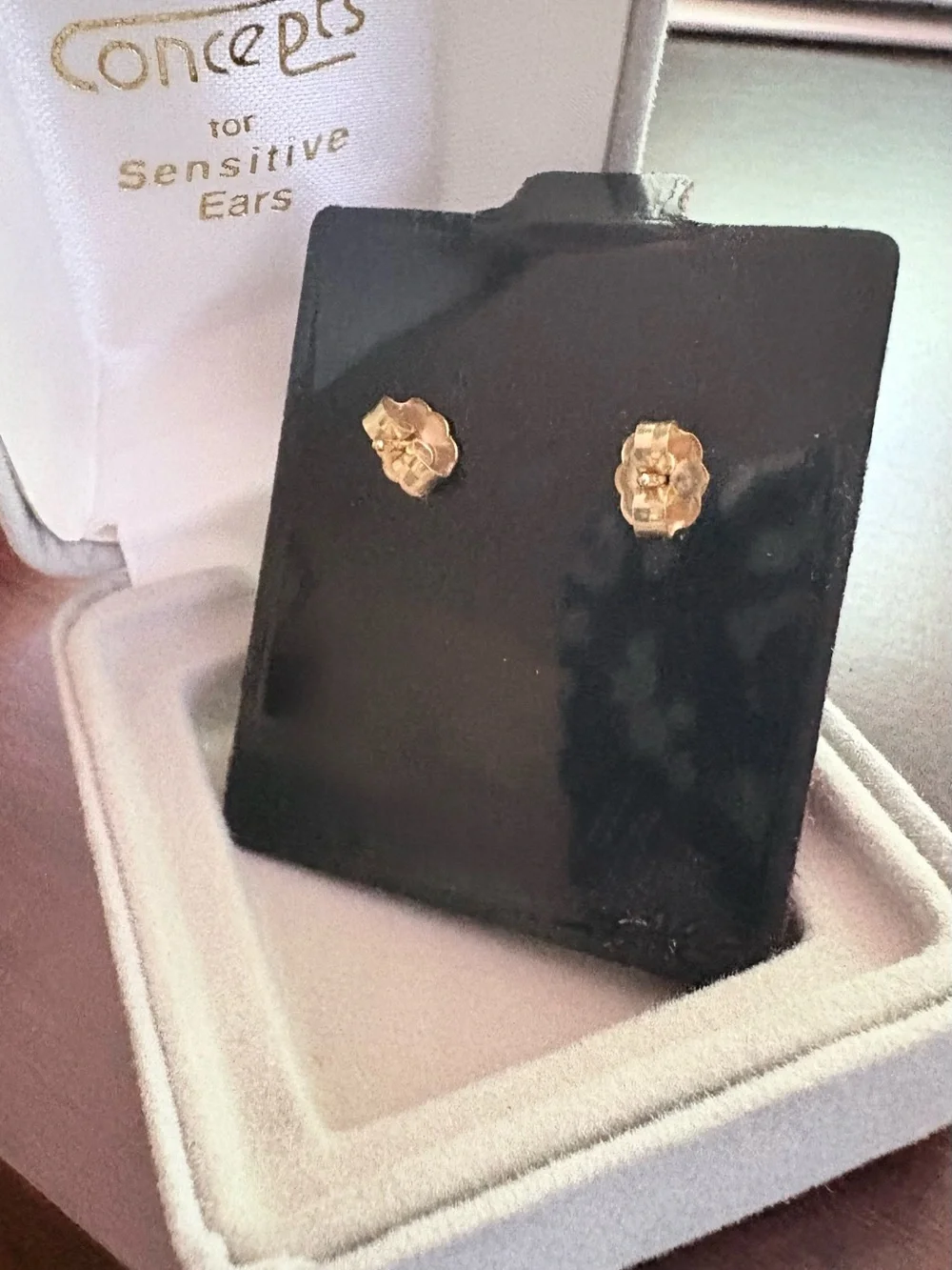 Gold Charm Drop Earrings
